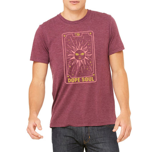 Maroon Dope Soul Tarot Tee